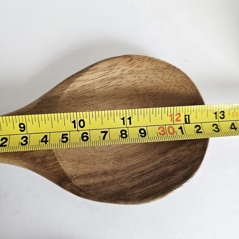 Handcarved Tribal Wooden Bird-Shaped Fork Spoon Rustic Serving Servers